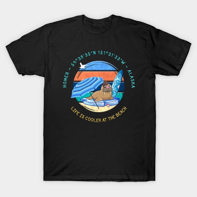 American Beaches - Homer, Alaska T-Shirt by funfun